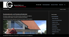 Desktop Screenshot of glasstahl.de